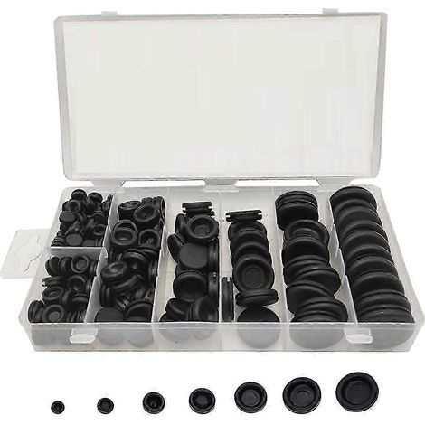 Kit d'assortiment de 200 œillets en caoutchouc de 7 tailles différentes (1/5)
