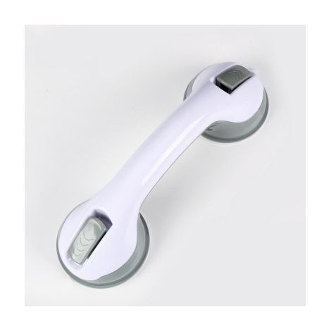 Barre d'appui à forte aspiration Gris, Poignée de douche sans perçage pour personnes âgées, 30cm (1/5)
