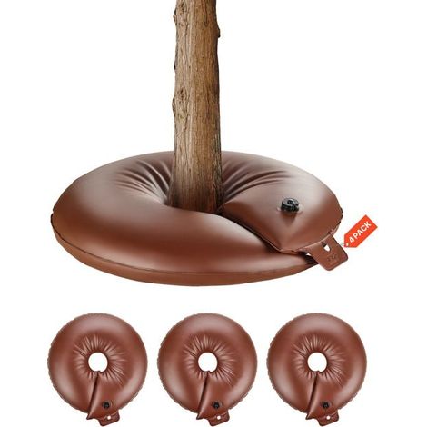 Anneau D'arrosage D'arbres-VEVOR- 4 Paquets-Sac D'arrosage-60,6 L-Bague D'irrigation Rechargeable Robuste-pour Irrigation Goutte (1/4)