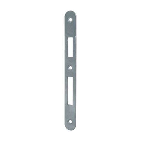 CONTROPIASTRA X SERRATURA PATENT 042T BONAITI - F.MM 22 B.TONDO NICHELATO- 5 pezzi