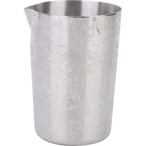 500ml gobelet doseur en acier inoxydable robuste, tasse large à cocktail et bière