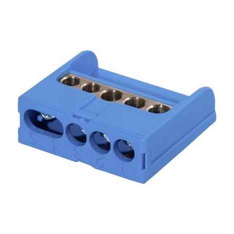 F-Tronic 7290002 Borne de raccordement bleu Type de conducteur = N (1/2)