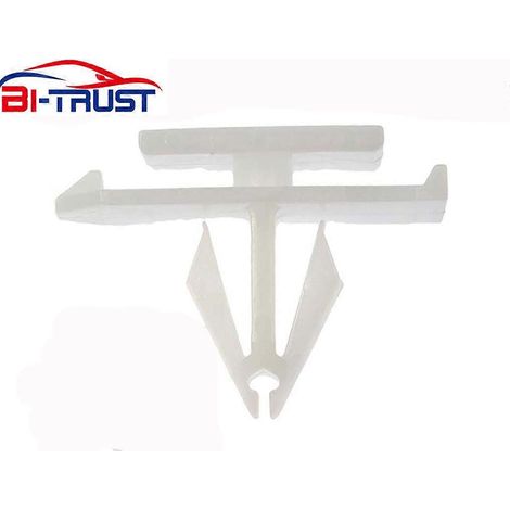 10 clips de fixation en nylon pour moulures de bas de caisse Chevrolet Malibu 2008-2012 N° 11562563 (1/4)