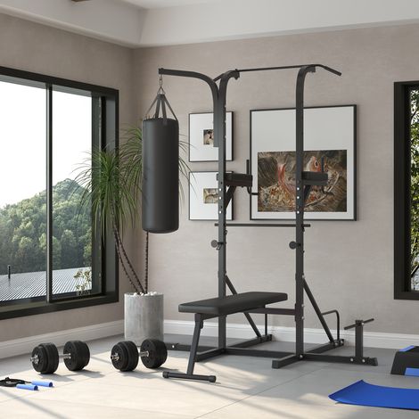 Set manubri 30 kg, acciaio e plastica, nero HAVRYA (1/4)