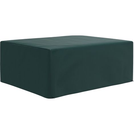 Telo di copertura per mobili da giardino impermeabile in PE verde 235 x 190 x 90 cm (1/5)