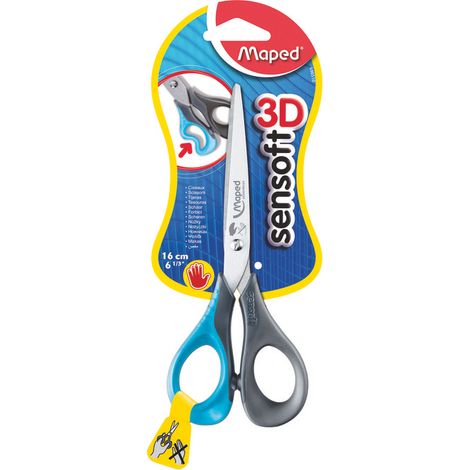 TIJERAS SENSOFT 16 CM ZURDOS TRY ME