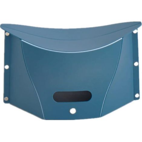 Tabouret pliant en plastique - Un tabouret polyvalent et portable, idéal pour le camping et la pêche.