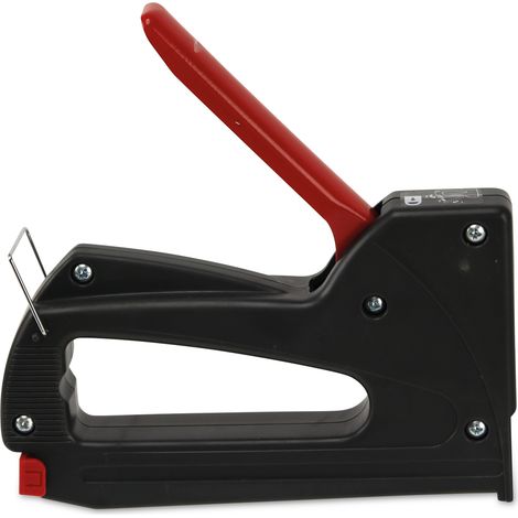 Novus Tacker J-02, Handtacker für Feindrahtklammern und Rundklammern bis 14 mm Länge (1/5)