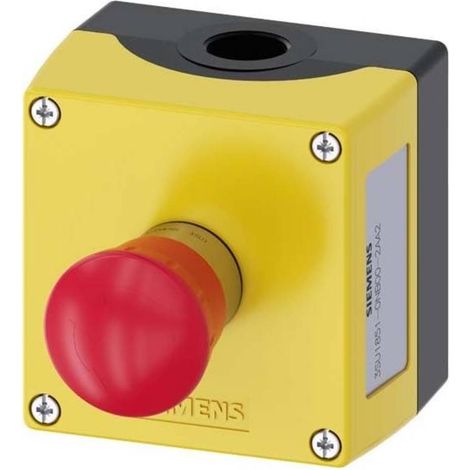 Custodia Siemens rotonda metallo IP66 IP67 IP69K giallo (1/5)