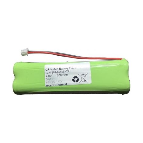 GP Batteria ricambio 7,2V 1300mA compatibile centrale CR600 PLUS 80BT1400113