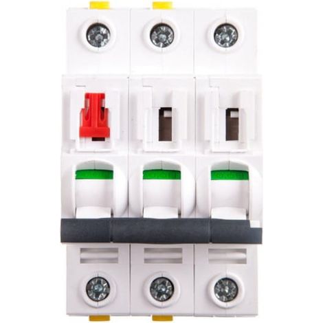 Interruttore automatico 3P B 2A 6kA CA iC60N-B2-3 A9F03302