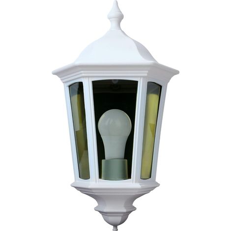 LIZIO Applique Mur Ext. IP44 IK08 blanc E27 100W max. Lpe non incl. ARIC 1931
