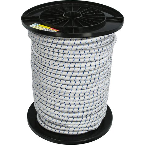 Cuerda Elástica Forrada   10 mm. Rollo de 100 metros (1/4)