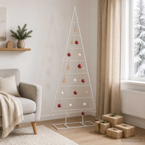 vidaXL Árbol de Navidad de metal KUOPIO 150 cm (1/5)