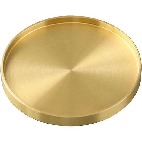 Untersetzer für Teetassen, Tisch-Teetassenhalter, Teetassenablage, Vintage-Untertasse – 7,50 x 7,50 x 0,80 cm – Gold (1/4)