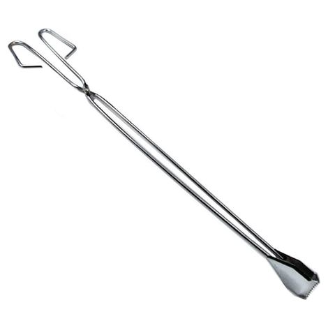 Pince à déchets, 32 cm, acier inoxydable, argent (1/5)