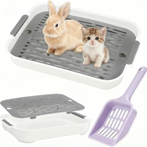 Rabbit Litter Tray, Cat or Rabbit Litter Tray, Toilet for L-apin, La-Pin (1/5)