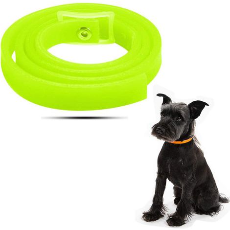 Collier anti-puces et tiques réglable pour chien 40x1.1cm, collier de protection extérieur pour animaux, outil de soin préventif (1/5)