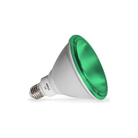 Ampoule LED E27 PAR38 16W Couleur Miidex Lighting® vert - non-dimmable (1/4)