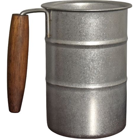 Bierkrug im Retro-Industrie-Stil, Wasserbecher aus Edelstahl 304, Campingbecher, 350 ml (1/2)