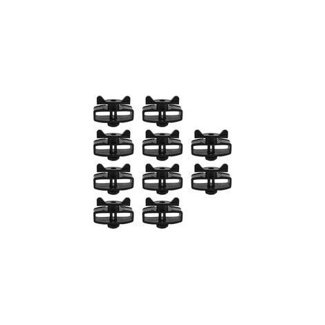 Lot de 10 tendeurs de Fil de clôture électrique, tendeur de Fil à cliquet, tendeur en Ligne, tendeur de Fil à cliquet réutilisable pour Une clôture électrique sécurisée (1/5)