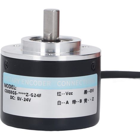 IP50 50-mm-Inkrementalgeber, 2-phasig, DC 5–24 V, 1200 Impulse/Umdrehung, für intelligente Steuerung (1/5)