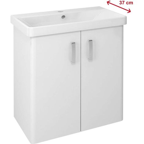 Sapho Theia - Mobile lavabo 660x700x350 mm, 2 ante, bianco TH072-3030