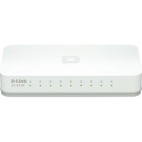 HUB Switch puertos 8 puertos 10/100 Mbps Ethernet D-LINK GO-SW-8E (1/5)