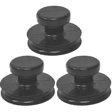 Lot de 3 ventouses pour poignée de bol chantant tibétain (1/3)