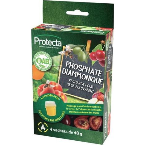 Phosphate diammonique - Mouche piqueuse des fruits 4 x 40 g