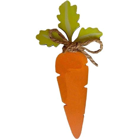2PCS Étiquettes en bois à suspendre pour Pâques, étiquettes cadeaux, décorations en bois pour panier de Pâques, étiquettes carotte, étiquettes nominatives pour panier de Pâques (1/4)