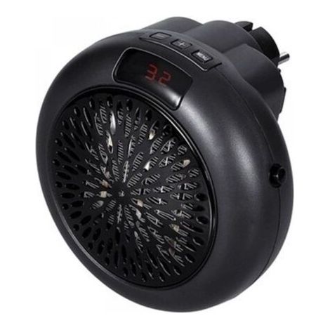 Mini radiateur électrique, petit radiateur électrique rond et portable pour la maison, le bureau, un bureau ou une fixation murale