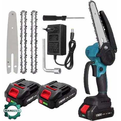 Manuzen - Scie à Chaîne Électrique Portable compatible Makita