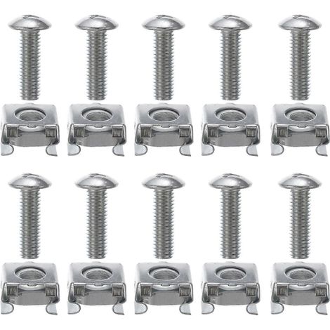 Vis de montage en rack, vis pour châssis d'ordinateur, vis pour rack serveur, kit de 100 pièces (1/5)