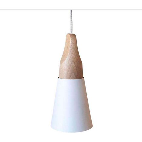 Lámpara colgante KONO Blanco, E27