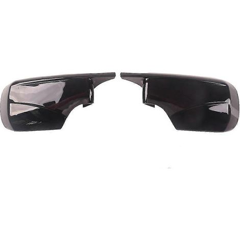 Außenspiegelkappe Carbonfaser / Schwarz für BMW E46 E39 4-Türer 325i 330i 525i 530i 540i 1998 1999 2000 2001 2002-2005--black2