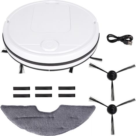 1 robot aspirateur, tactile, rechargeable USB, 0,25 L, 40 dB, autonomie 60 min, pour usage domestique (1/5)