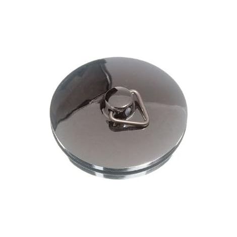 One Stop DIY Lot de 2 bouchons de lavabo en métal chromé 44 mm