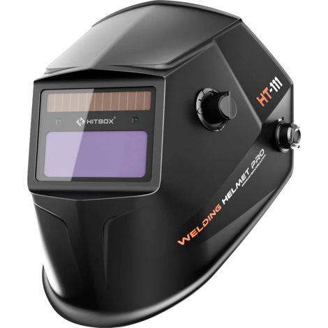 Casco per saldatura, con lente auto-oscurante e ampio campo visivo, modello HT111 (1/5)