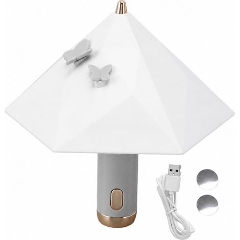 Lampe de chevet LED parapluie, rechargeable par USB, 3 niveaux de luminosité, 500 mAh, idéale pour la lecture et l'apprentissage (1/4)