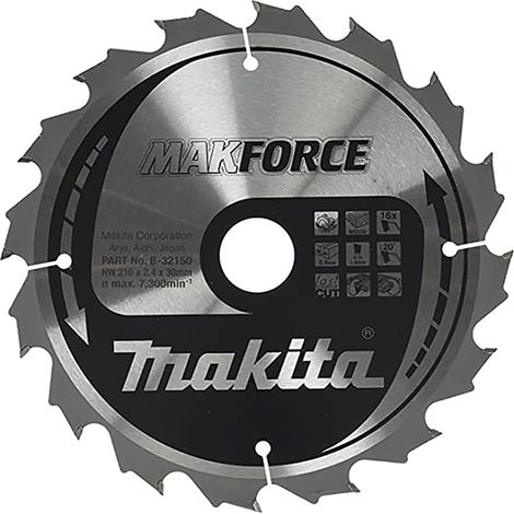 MAKITA B-32150 DISCO HM 210/30/16D STANDARD