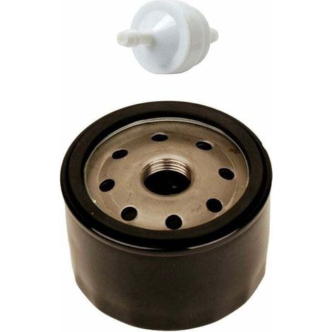 Filtro de aceite 492932 492056 492932S 695396 696854 AM125424 con filtro, XU, filtro de combustible 394358 394358S AM38708 para cortacésped Briggs & Stratton - KZQ (1/4)