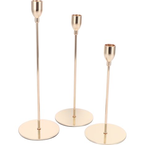 Bougeoir à une bougie pour décoration de table, mariage et intérieur