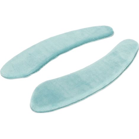 waschbare WC-Sitzschoner aus weichem Fleece-Baumwollstoff, wiederverwendbar und komfortabel, 37 cm, Hellblau (1/5)