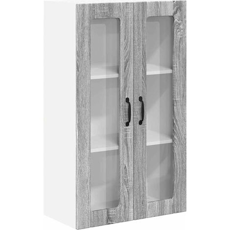 Meuble mural de cuisine,Armoire de cuisine avec porte Gris Sonoma 60 x 31 x 100 cm CFW36332 (1/5)