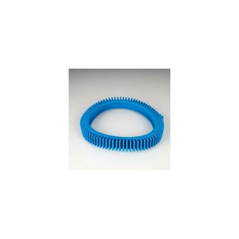 Pneu cranté avec ergot pour robot piscine – Traction améliorée – Compatible modèles Victor – Roue arrière bleue (1/4)