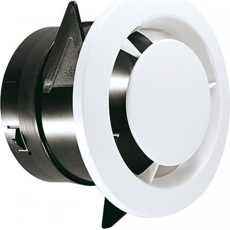 Atlantic – Bouche VMC double flux Ø80 – Extraction fixe pour salle de bain et WC – Débit constant – Installation facile (1/4)
