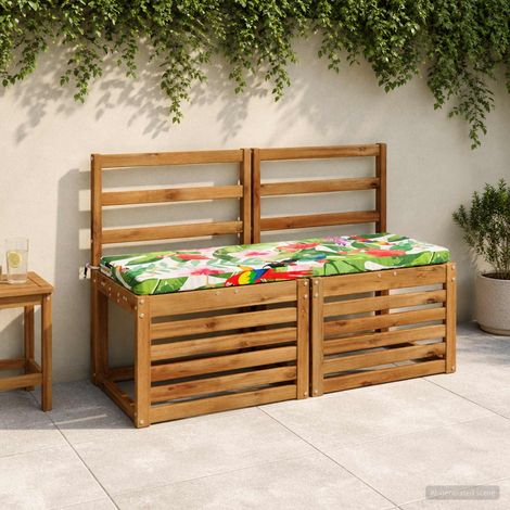 vidaXL Cojín de banco SOEST 100% Poliéster Multicolor 110 x 40 x 5 cm (1/5)