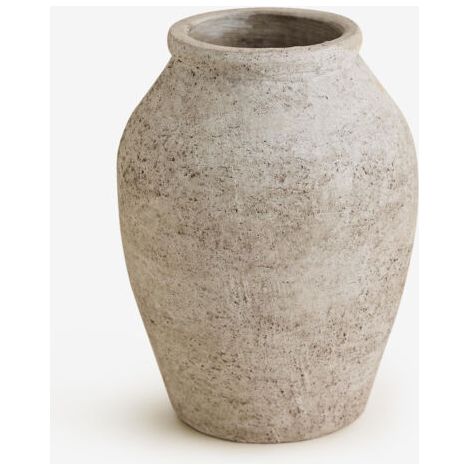 Vase 25 cm Freda en céramique SKLUM Beige Crème (1/5)