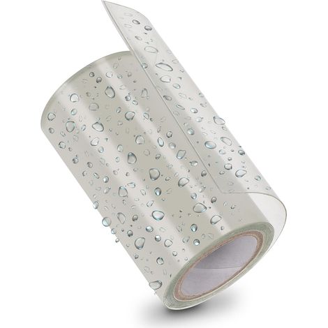 Nastro impermeabile trasparente (10 cm x 150 cm) ultra resistente per la riparazione di piscine e tubi (nastro per riparazioni di emergenza/nastro sigillante autoadesivo per sigillatura subacquea) (1/5)